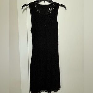 Express black lace dress (small)